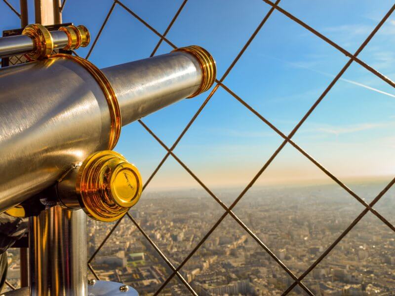 Aussicht vom Eiffelturm Paris