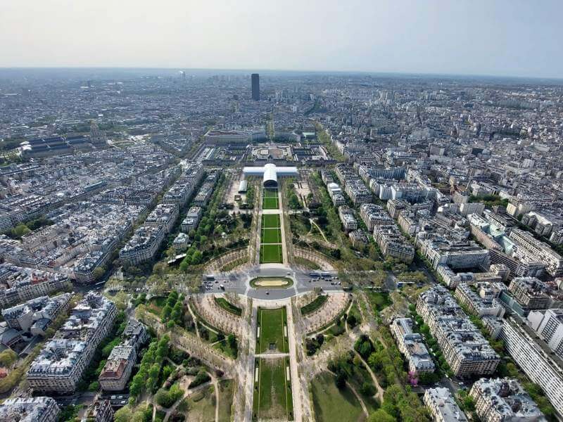 Blick vom Eiffelturm Paris