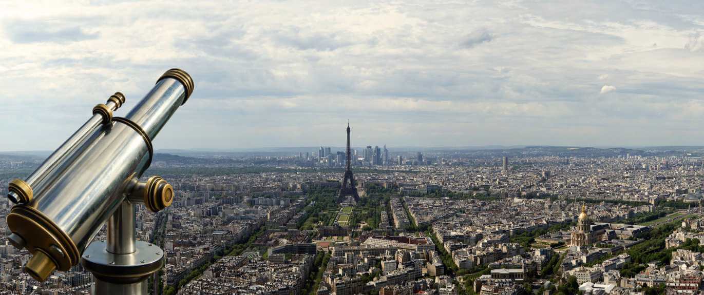 Blick vom Tour Montparnasse in Paris