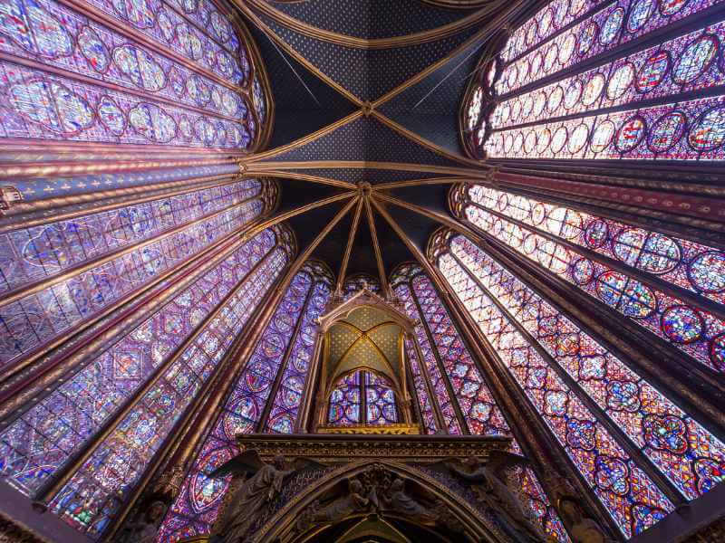 Buntglasfenster Sainte-Chapelle Paris
