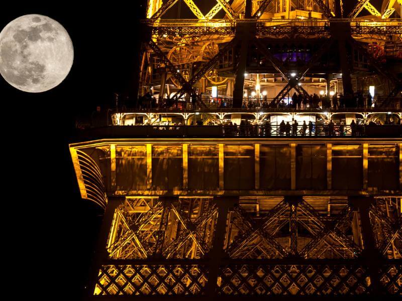 Eiffelturm Paris bei Nacht