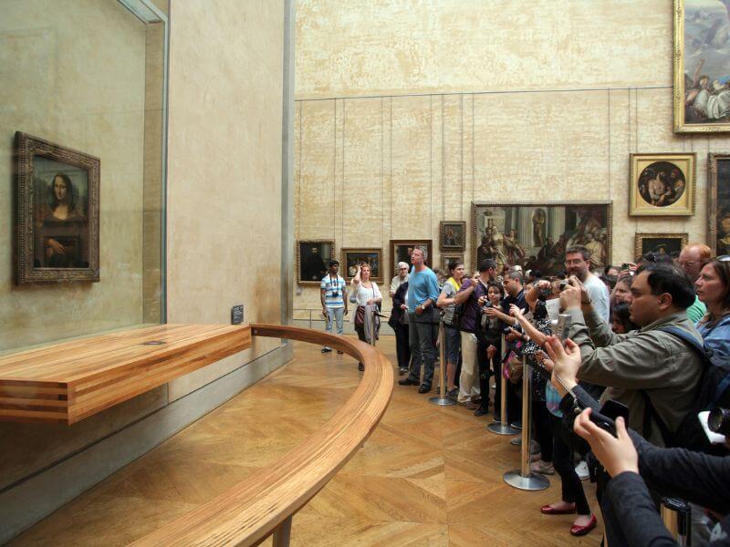 Mona Lisa im Museum Louvre Paris