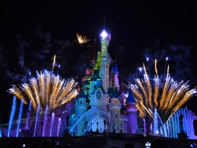 Paris Disneyland Feuerwerk