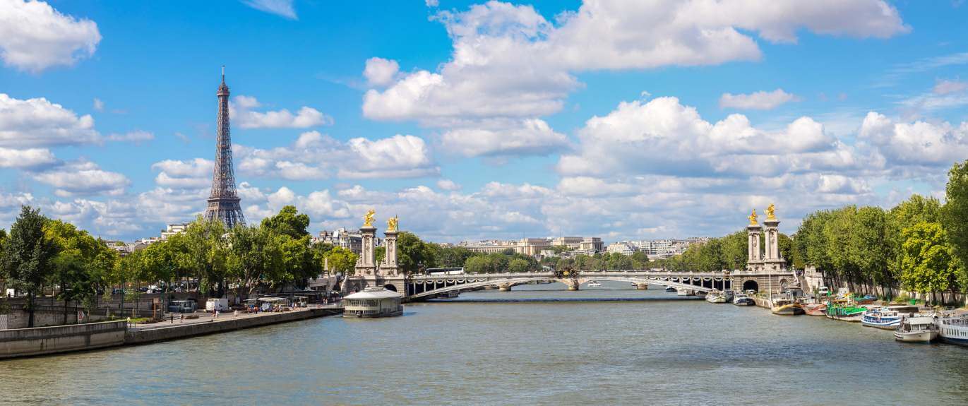 Pont Alexandre III an der Seine Paris