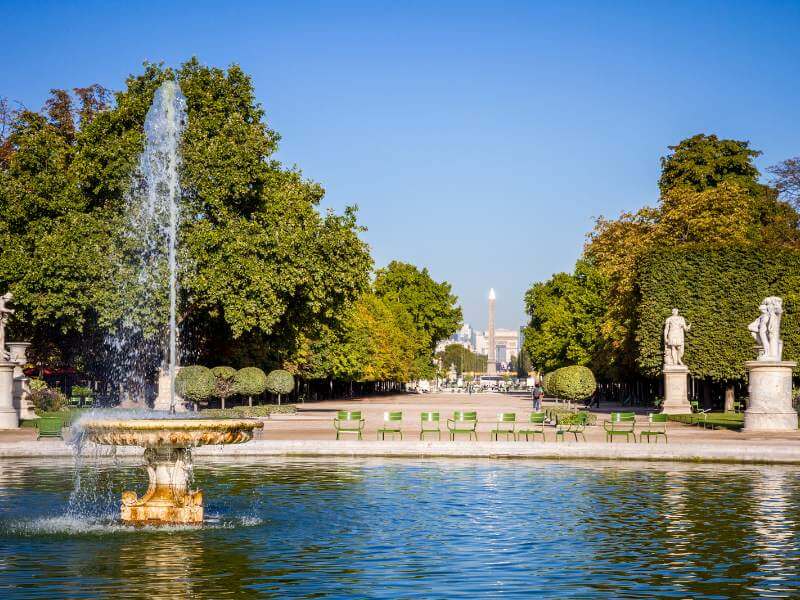 Springbrunnen im Jardin des Tuileries